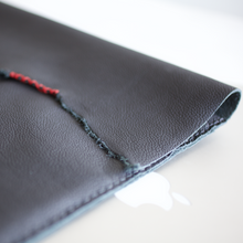 Load image into Gallery viewer, MacBook Pro 15&quot; Leather Laptop Sleeve with Flap by Soluna Studio